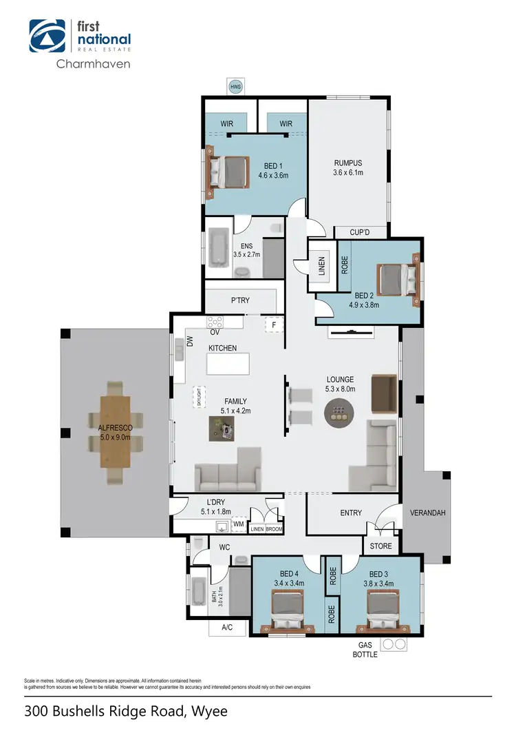 Floorplan of Homely rural property listing, 300 Bushells Ridge Road, Wyee NSW 2259