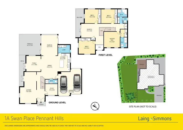 Floorplan of Homely house listing, 1A Swan Place, Pennant Hills NSW 2120
