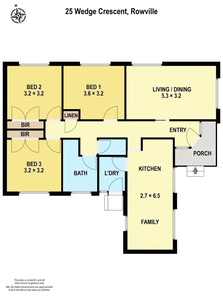 Floorplan of Homely house listing, 25 Wedge Crescent, Rowville VIC 3178