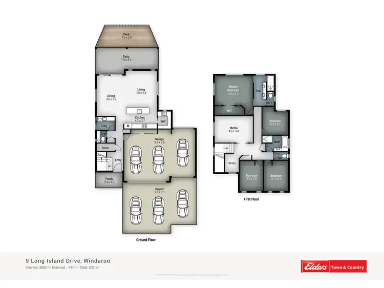 Floorplan of Homely house listing, 9 Long Island Drive, Windaroo QLD 4207