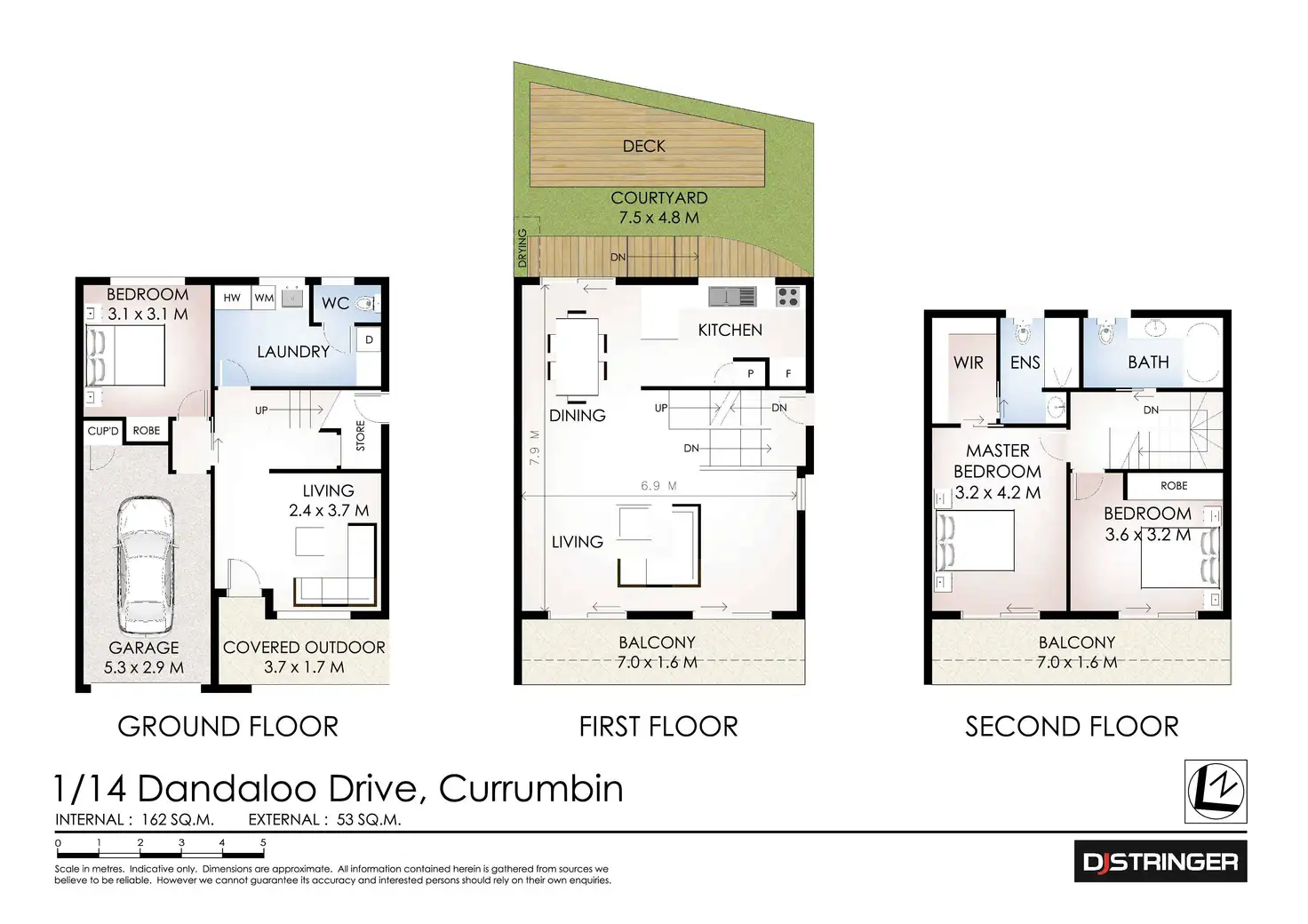 Floorplan of Homely unit listing, 1/14 Dandaloo Drive, Currumbin QLD 4223