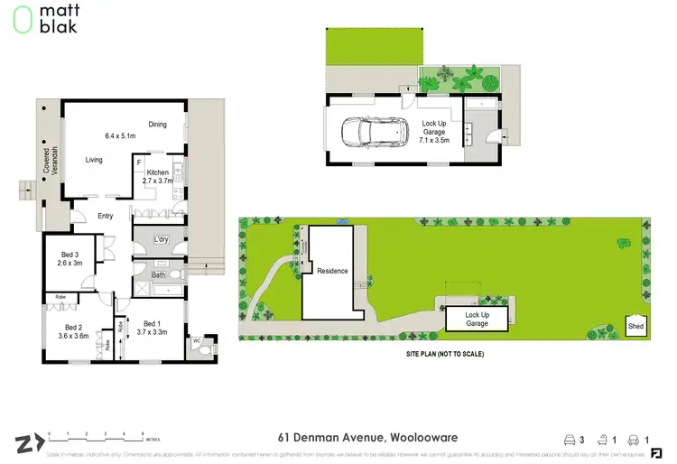 Floorplan of Homely house listing, 61 Denman Avenue, Woolooware NSW 2230