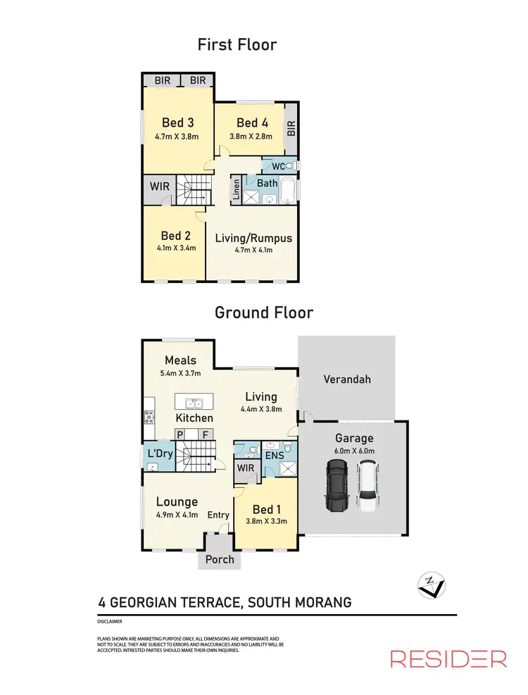 Floorplan of Homely house listing, 4 Georgian Terrace, South Morang VIC 3752