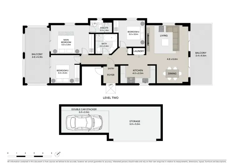 Floorplan of Homely apartment listing, 2/1 Roscoe Street, Bondi Beach NSW 2026