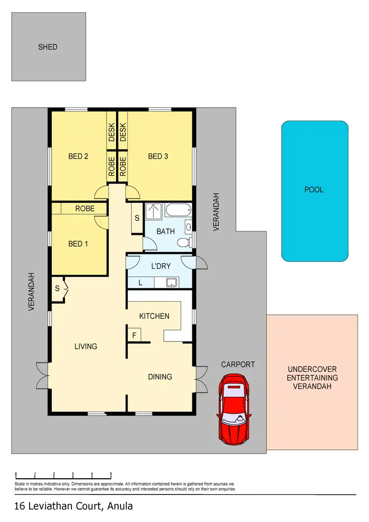 Floorplan of Homely house listing, 16 Leviathan Court, Anula NT 812