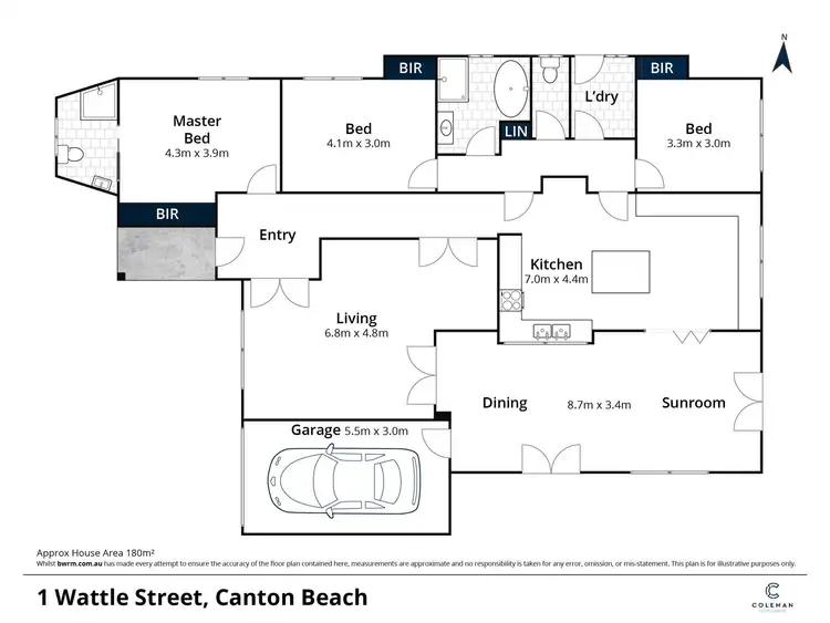 Floorplan of Homely house listing, 1 Wattle Street, Canton Beach NSW 2263