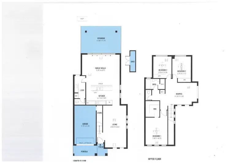 Floorplan of Homely townhouse listing, 2B Pemberton Street, Oaklands Park SA 5046