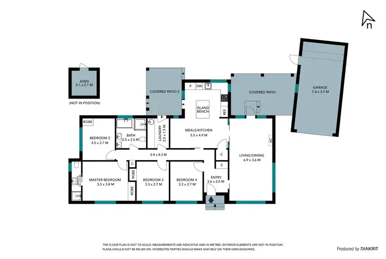 Floorplan of Homely house listing, 3 Bella Court, Thomastown VIC 3074