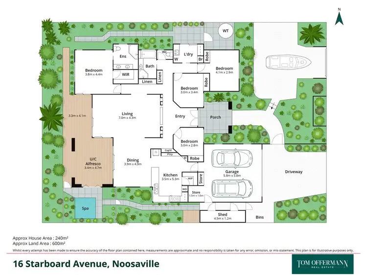 Floorplan of Homely house listing, 16 Starboard Avenue, Noosaville QLD 4566