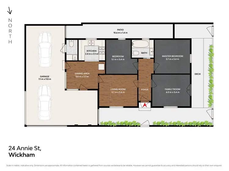 Floorplan of Homely house listing, 24 Annie Street, Wickham NSW 2293