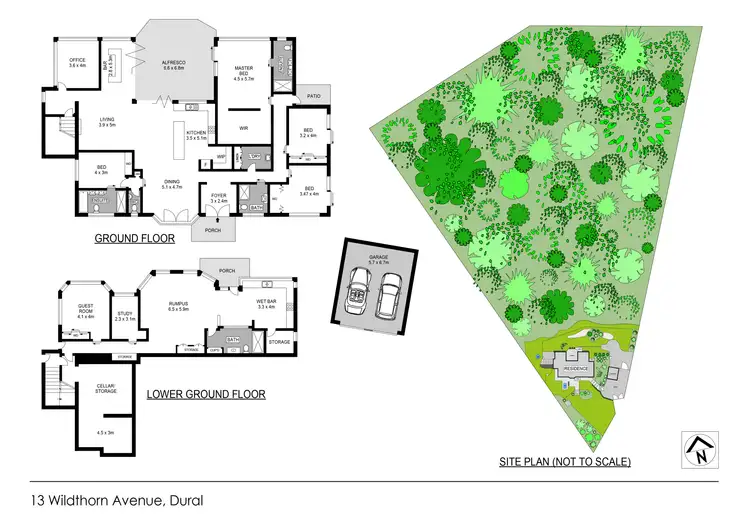 Floorplan of Homely house listing, 13 Wildthorn Avenue, Dural NSW 2158