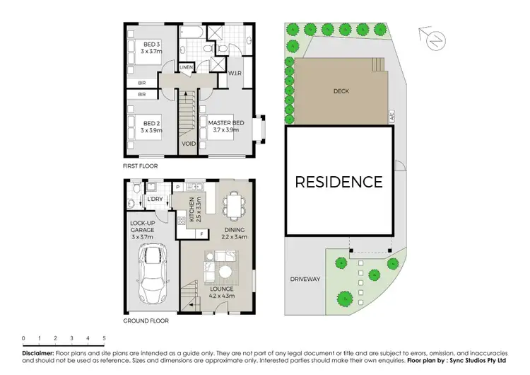 Floorplan of Homely townhouse listing, 9/12 Bogan Place, Seven Hills NSW 2147