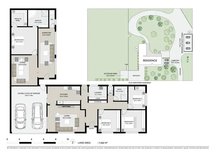 Floorplan of Homely house listing, 134 Old Western Highway, Wallace VIC 3352