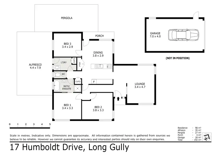 Floorplan of Homely house listing, 17 Humboldt Drive, Long Gully VIC 3550