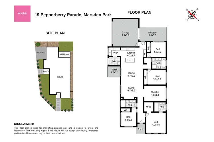 Floorplan of Homely house listing, 19 Pepperberry Parade, Marsden Park NSW 2765