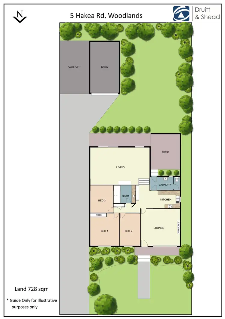 Floorplan of Homely house listing, 5 Hakea Road, Woodlands WA 6018