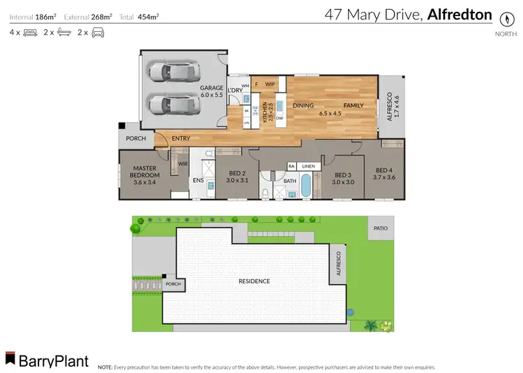 Floorplan of Homely house listing, 47 Mary Drive, Alfredton VIC 3350