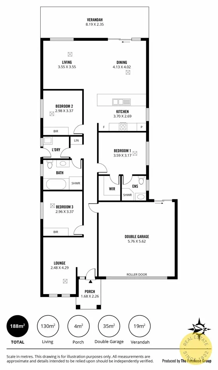 Floorplan of Homely house listing, 3 Gonis Circuit, Evanston Gardens SA 5116