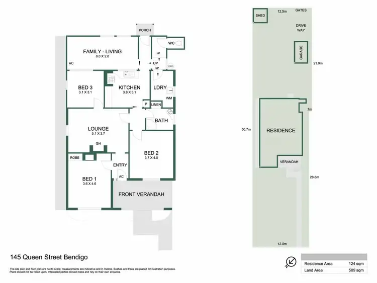Floorplan of Homely house listing, 145 Queen Street, Bendigo VIC 3550