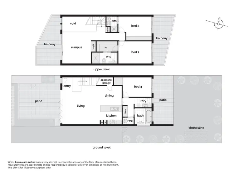 Floorplan of Homely townhouse listing, 1/35 Esperance Street, Red Hill ACT 2603