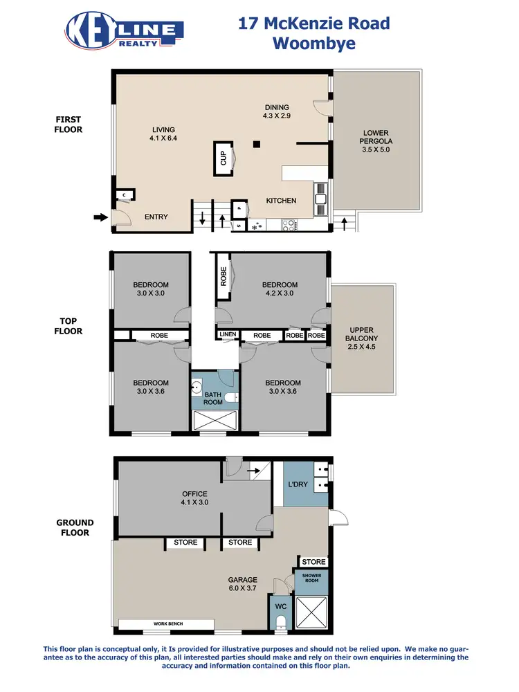 Floorplan of Homely house listing, 17 McKenzie Road, Woombye QLD 4559