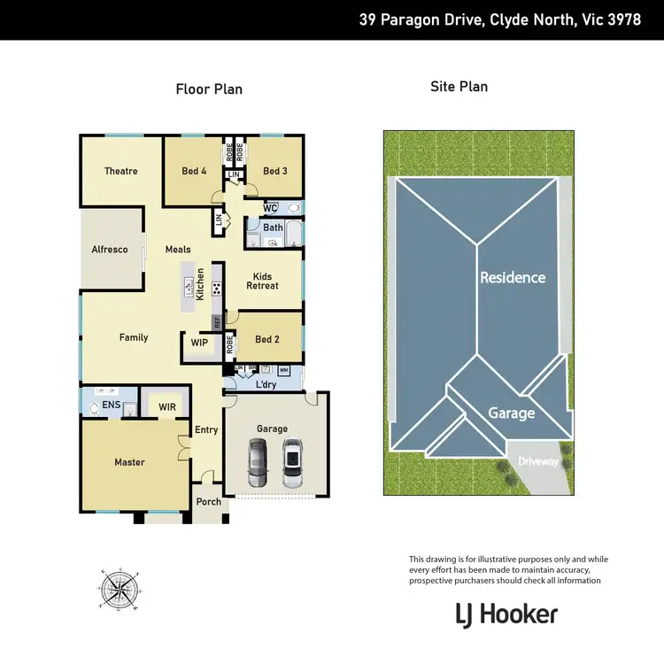Floorplan of Homely house listing, 39 Paragon Drive, Clyde North VIC 3978