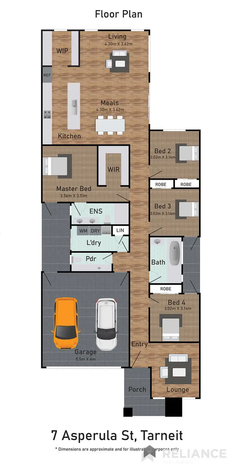 Floorplan of Homely house listing, 7 Asperula Street, Tarneit VIC 3029