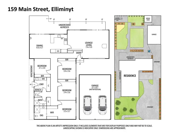 Floorplan of Homely house listing, 159 Main Street, Elliminyt VIC 3250