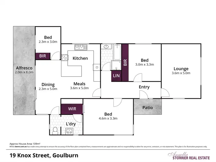 Floorplan of Homely house listing, 19 Knox Street, Goulburn NSW 2580