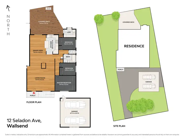 Floorplan of Homely house listing, 12 Seladon Avenue, Wallsend NSW 2287