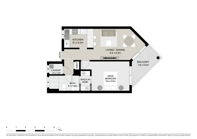 Floorplan of Homely apartment listing, 39/20-26 Arana Close, Bangor NSW 2234