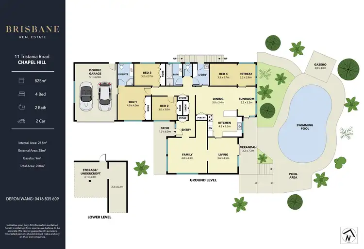 Floorplan of Homely house listing, 11 Tristania Road, Chapel Hill QLD 4069