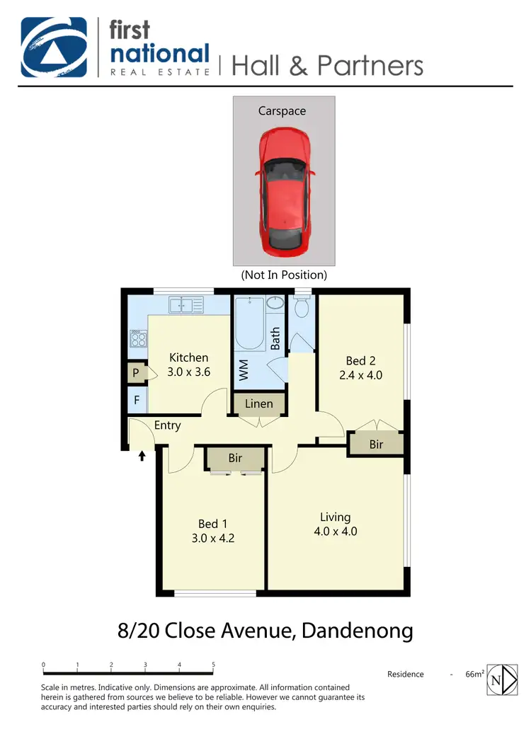 Floorplan of Homely unit listing, 8/20 Close Avenue, Dandenong VIC 3175