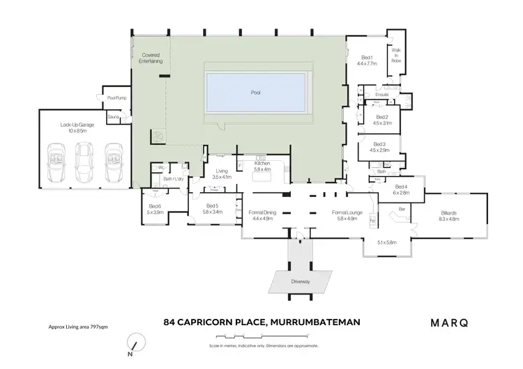 Floorplan of Homely rural property listing, 84 Capricorn Place, Murrumbateman NSW 2582