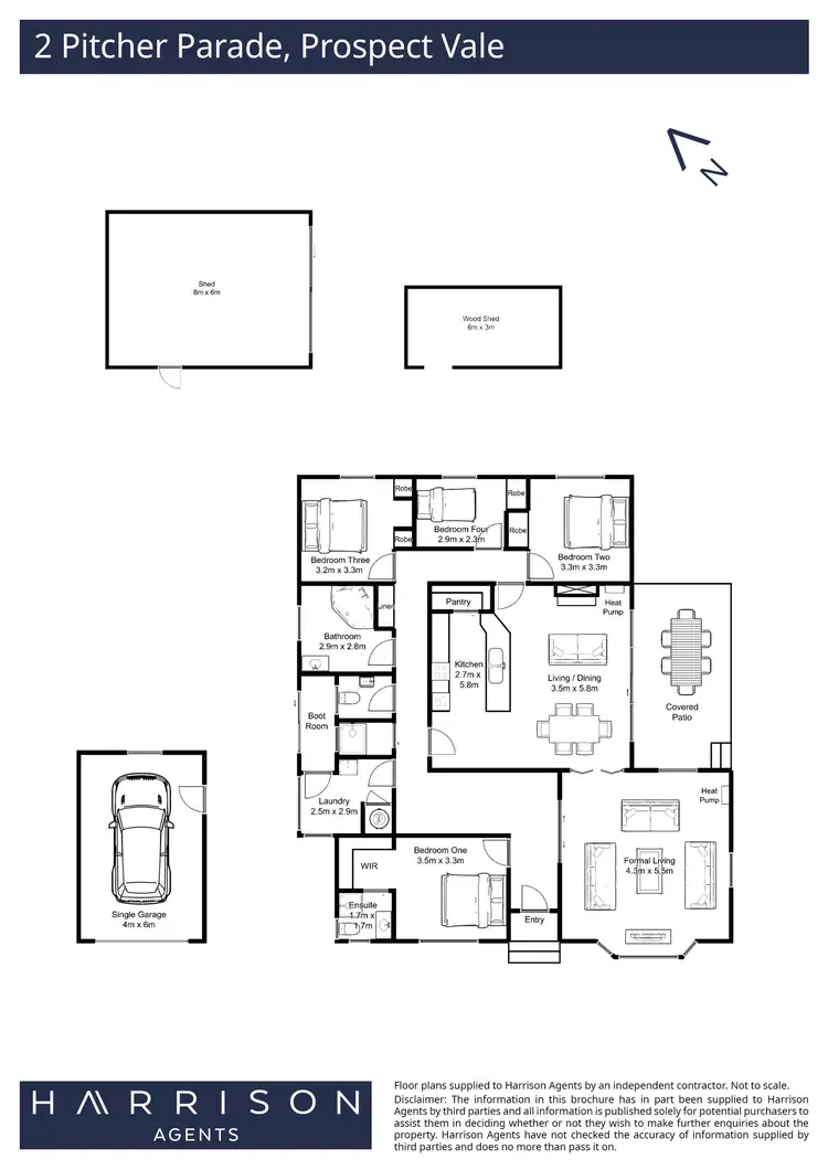 Floorplan of Homely house listing, 2 Pitcher Parade, Prospect Vale TAS 7250