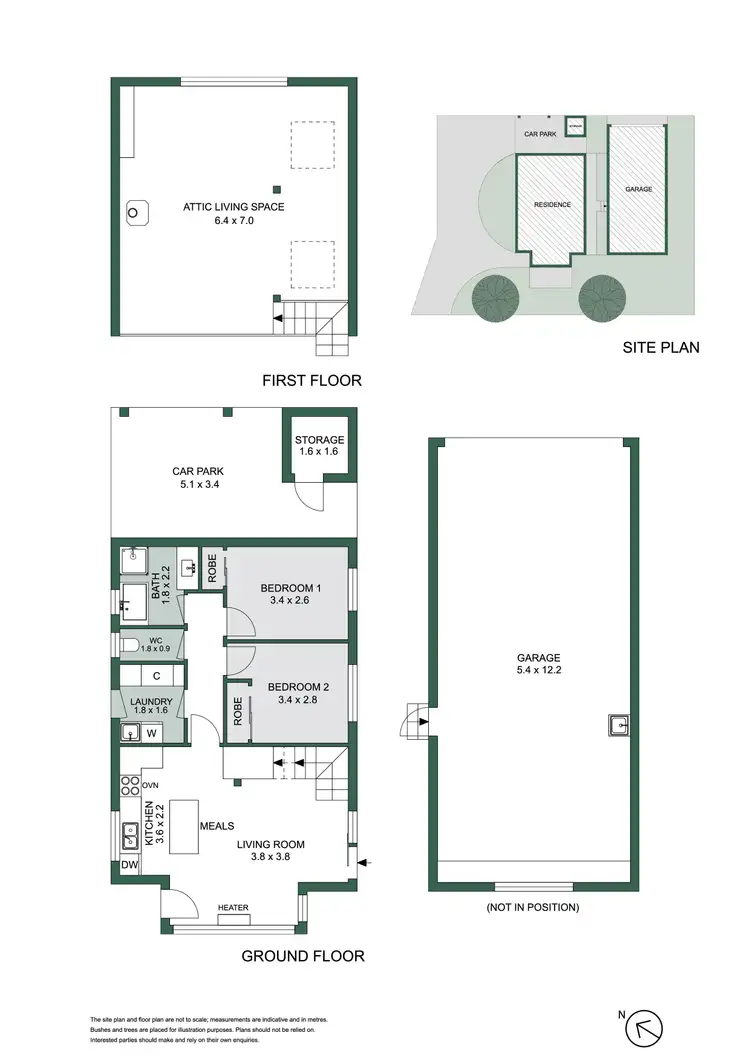 Floorplan of Homely unit listing, 1/34 Codrington Street, Dromana VIC 3936