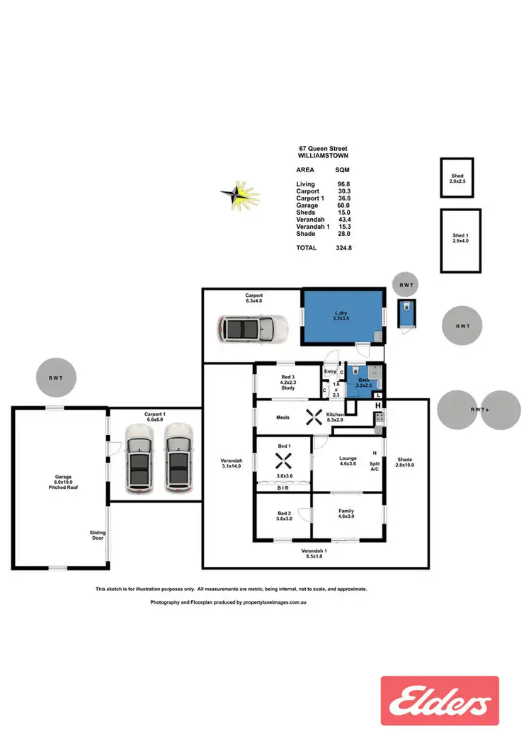 Floorplan of Homely house listing, 67 Queen Street, Williamstown SA 5351