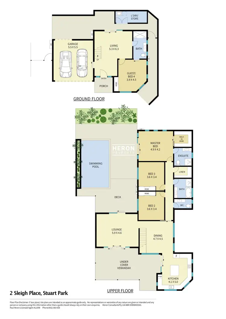 Floorplan of Homely house listing, 2 Sleigh Place, Stuart Park NT 820