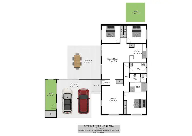 Floorplan of Homely house listing, 2 McMahon Place, Wodonga VIC 3690