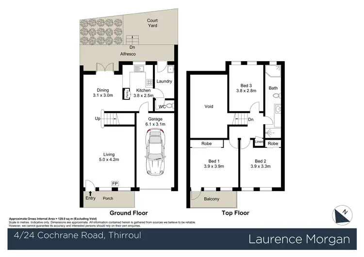 Floorplan of Homely townhouse listing, 4/24 Cochrane Road, Thirroul NSW 2515