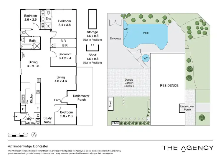 Floorplan of Homely house listing, 42 Timber Ridge, Doncaster VIC 3108