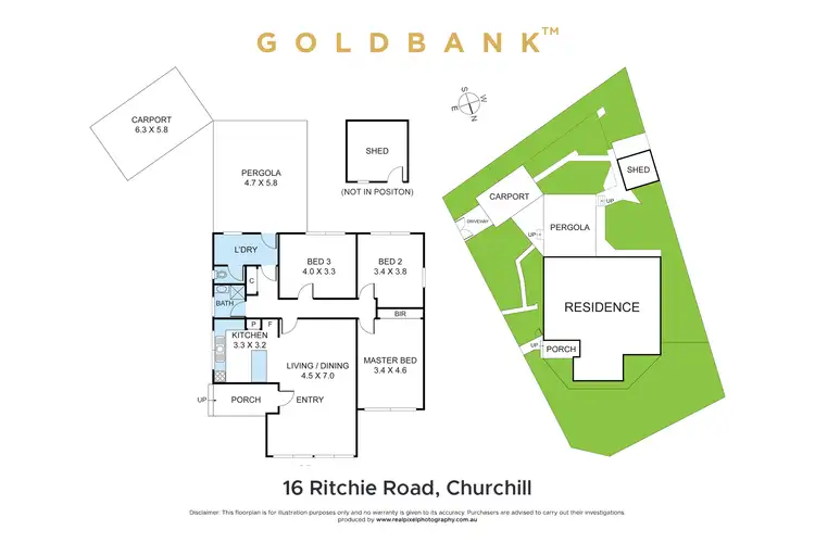 Floorplan of Homely house listing, 16 Ritchie Road, Churchill VIC 3842