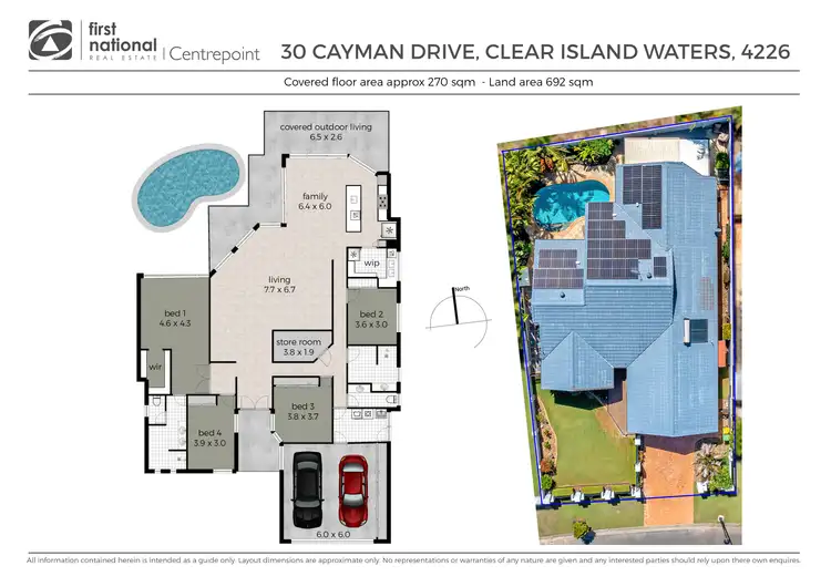 Floorplan of Homely house listing, 30 Cayman Drive, Clear Island Waters QLD 4226