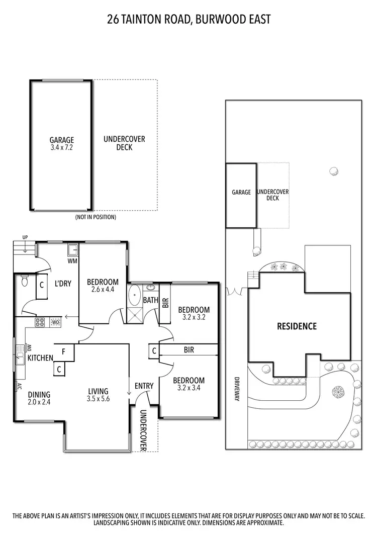 Floorplan of Homely house listing, 26 Tainton Road, Burwood East VIC 3151