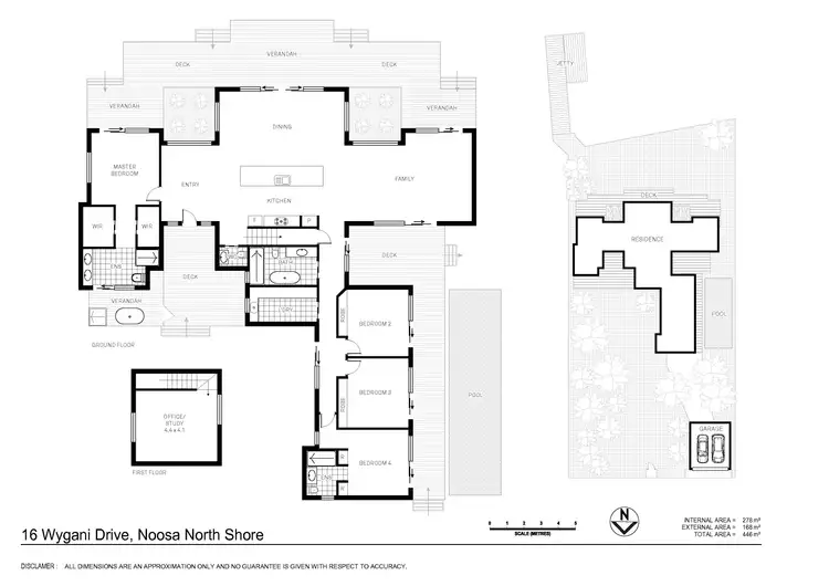 Floorplan of Homely house listing, 16 Wygani Drive, Noosa North Shore QLD 4565
