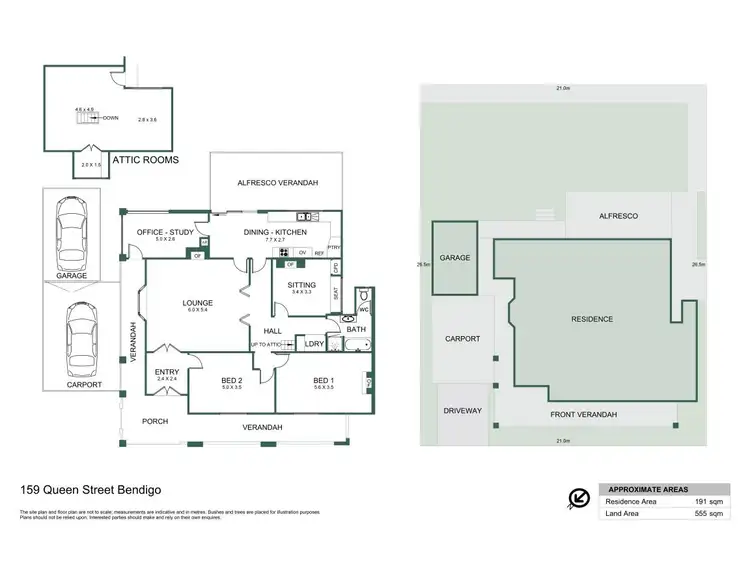 Floorplan of Homely house listing, 159 Queen Street, Bendigo VIC 3550