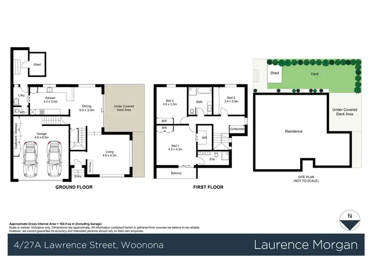 Floorplan of Homely townhouse listing, 4/27a Lawrence Street, Woonona NSW 2517