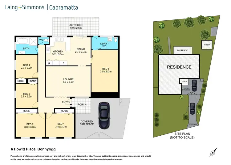 Floorplan of Homely house listing, 6 Howitt Place, Bonnyrigg NSW 2177