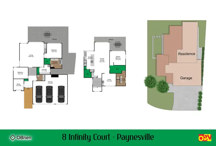 Floorplan of Homely house listing, 8 Infinity Court, Paynesville VIC 3880