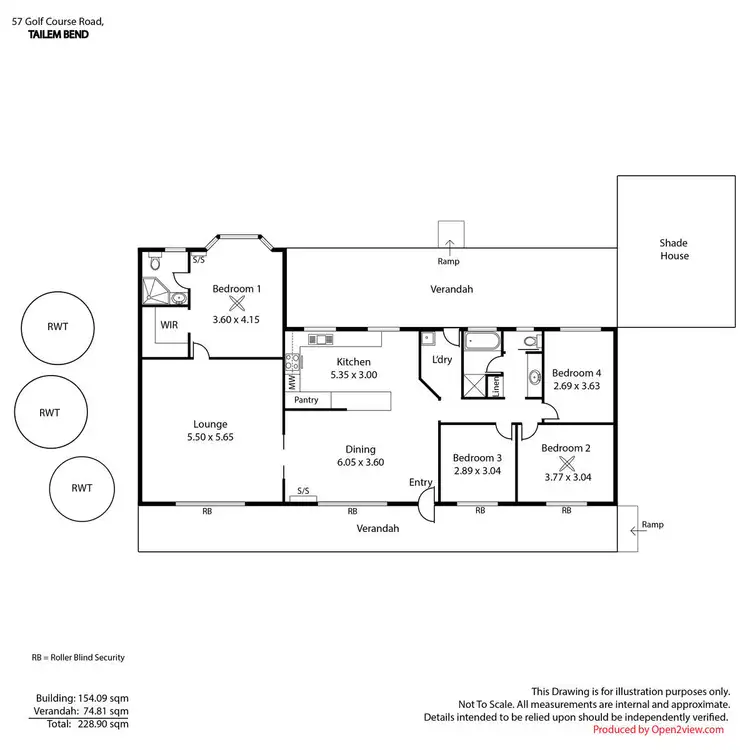 Floorplan of Homely rural property listing, 57 Golf Course Road, Tailem Bend SA 5260